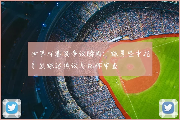 世界杯赛场争议瞬间：球员竖中指引发球迷热议与纪律审查